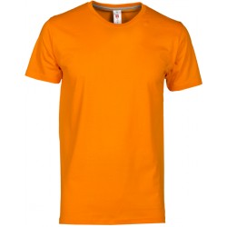 TSHIRT SUNRISE COTON ORANGE T:L