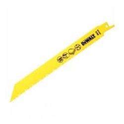 LAME DE SCIE SABRE BIM PVC/COMPOSITE/TUBE ACIER 203MM (5PI) DEWALT